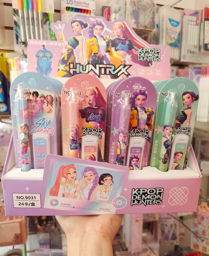Portaminas K-Pop Demon Hunters 0.5mm + Minas De Repuesto