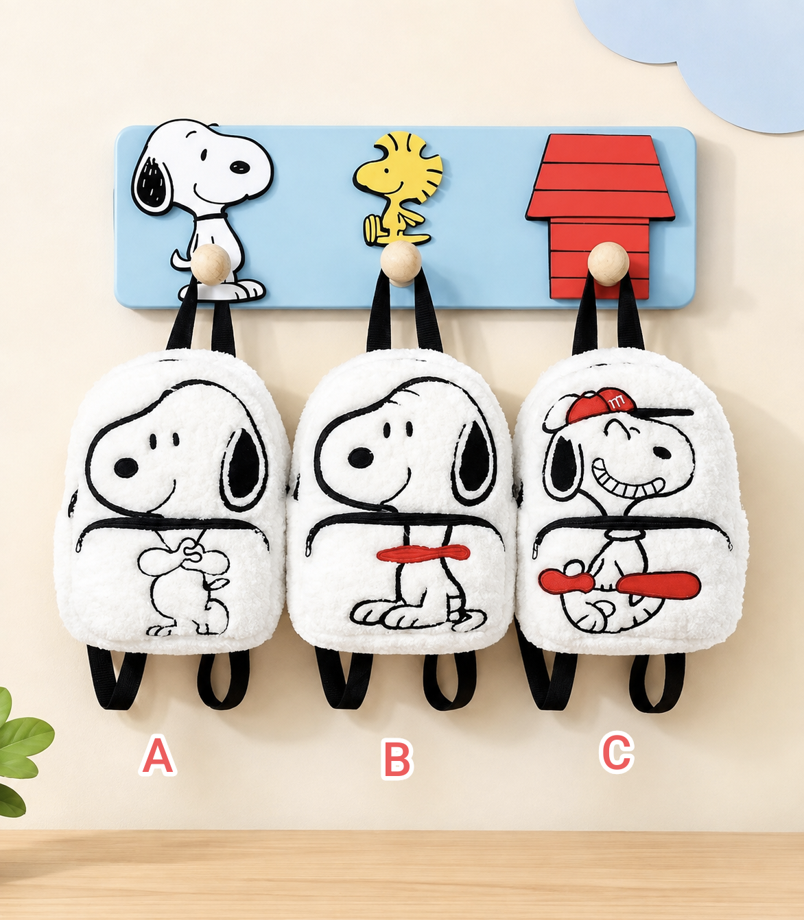 Morral Snoopy De Peluche Suave