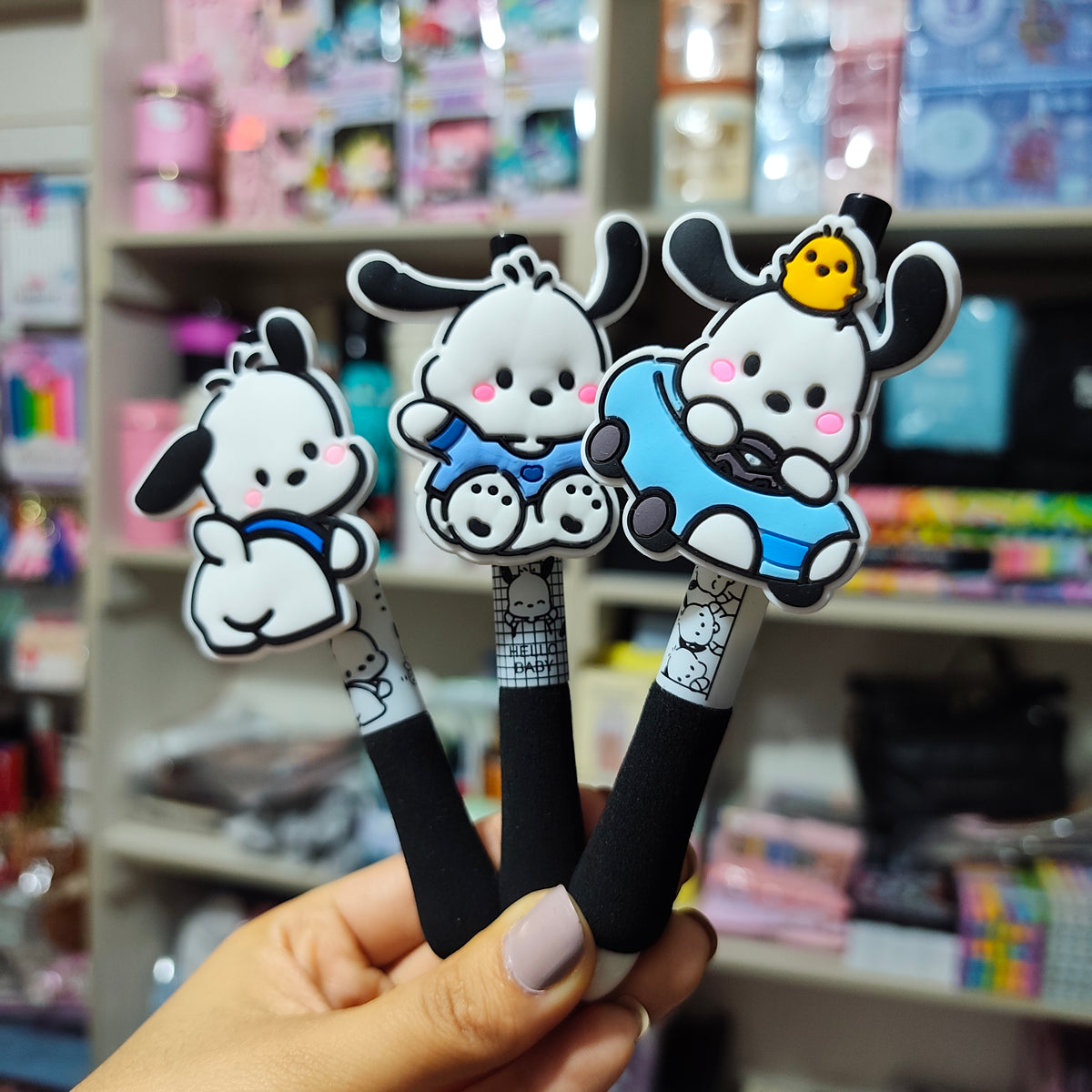 Lapicero Retráctil De Pochacco Tinta Negra