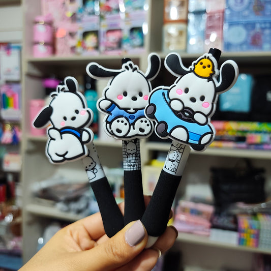 Lapicero Retráctil De Pochacco Tinta Negra