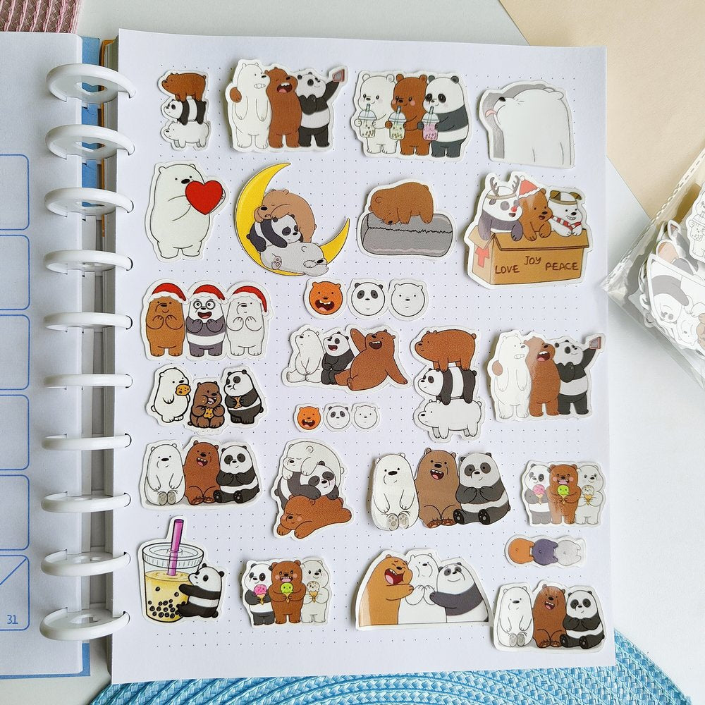 Bolsita De Stickers Osos Escándalosos