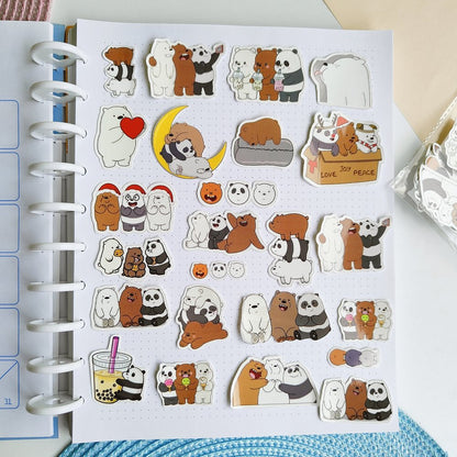 Bolsita De Stickers Osos Escándalosos