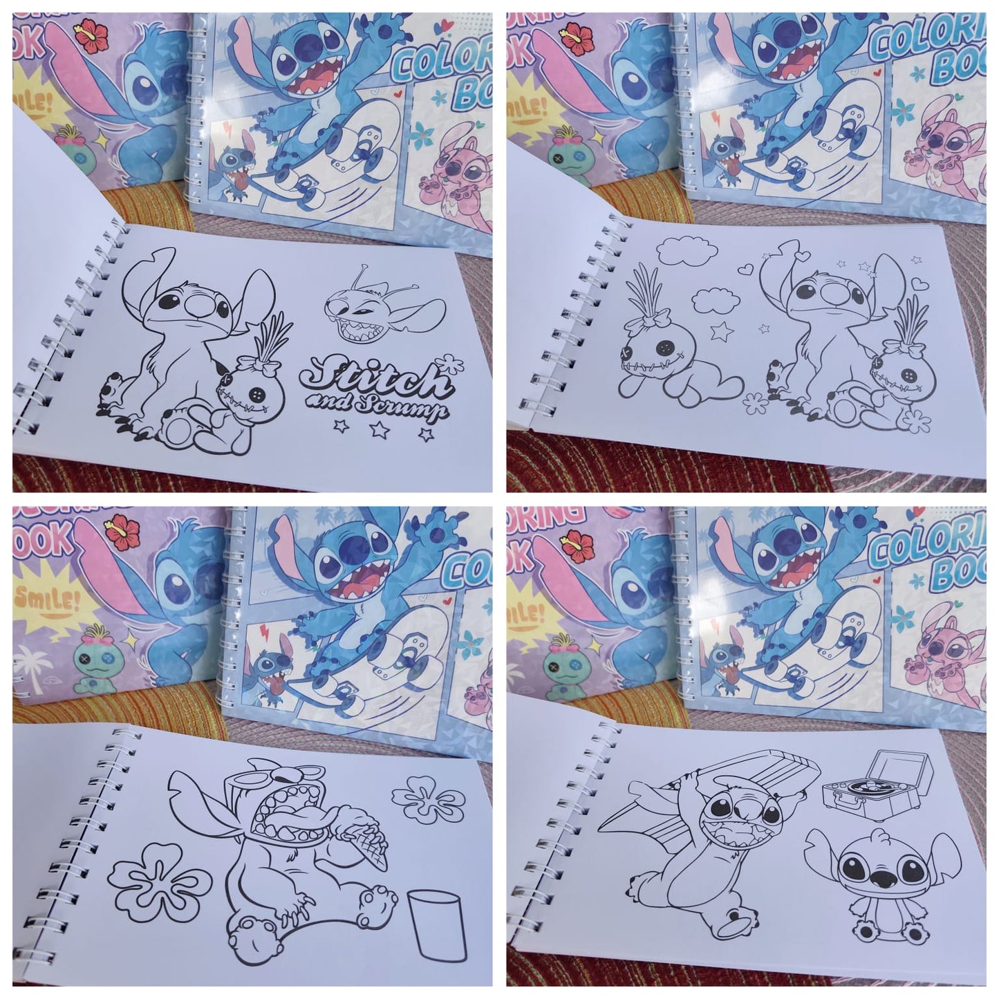 Libro Para Colorear De Stitch