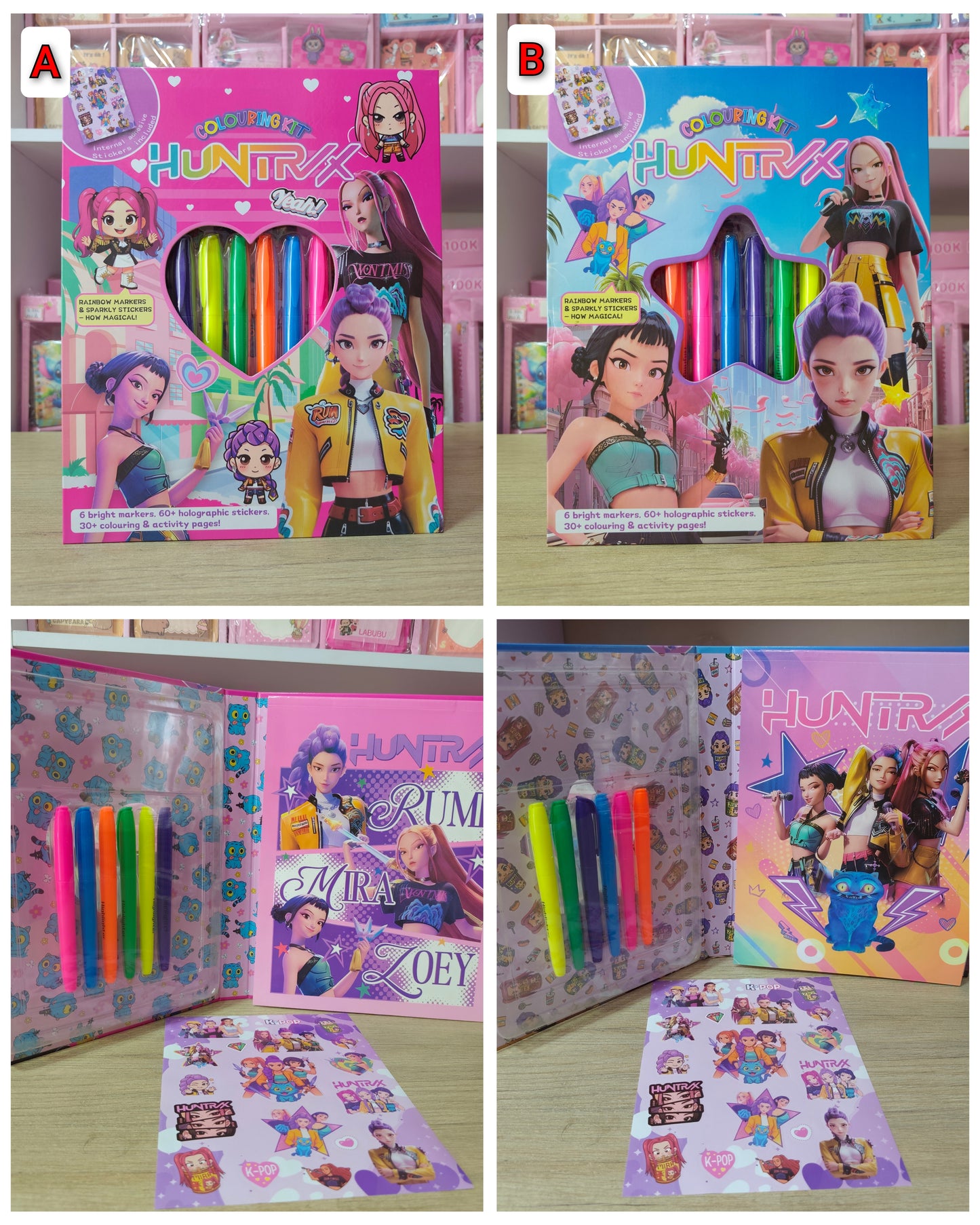 Kit Folder Para Colorear Guerreras K-Pop