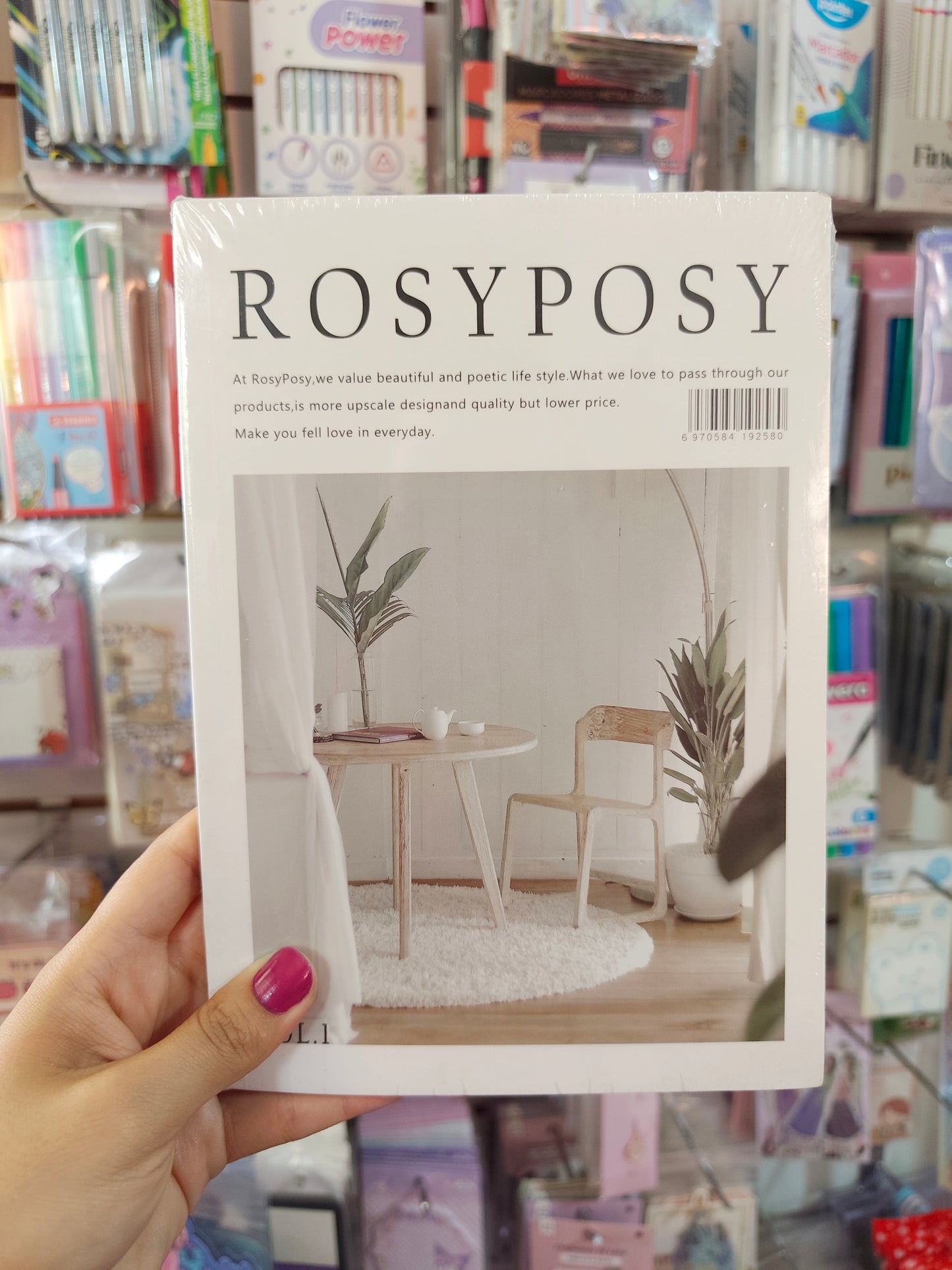 Revista De Stickers Recortables Rosy Posy Original