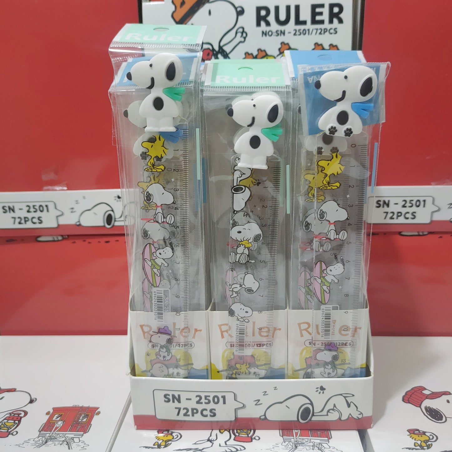Regla Snoopy De 15cm