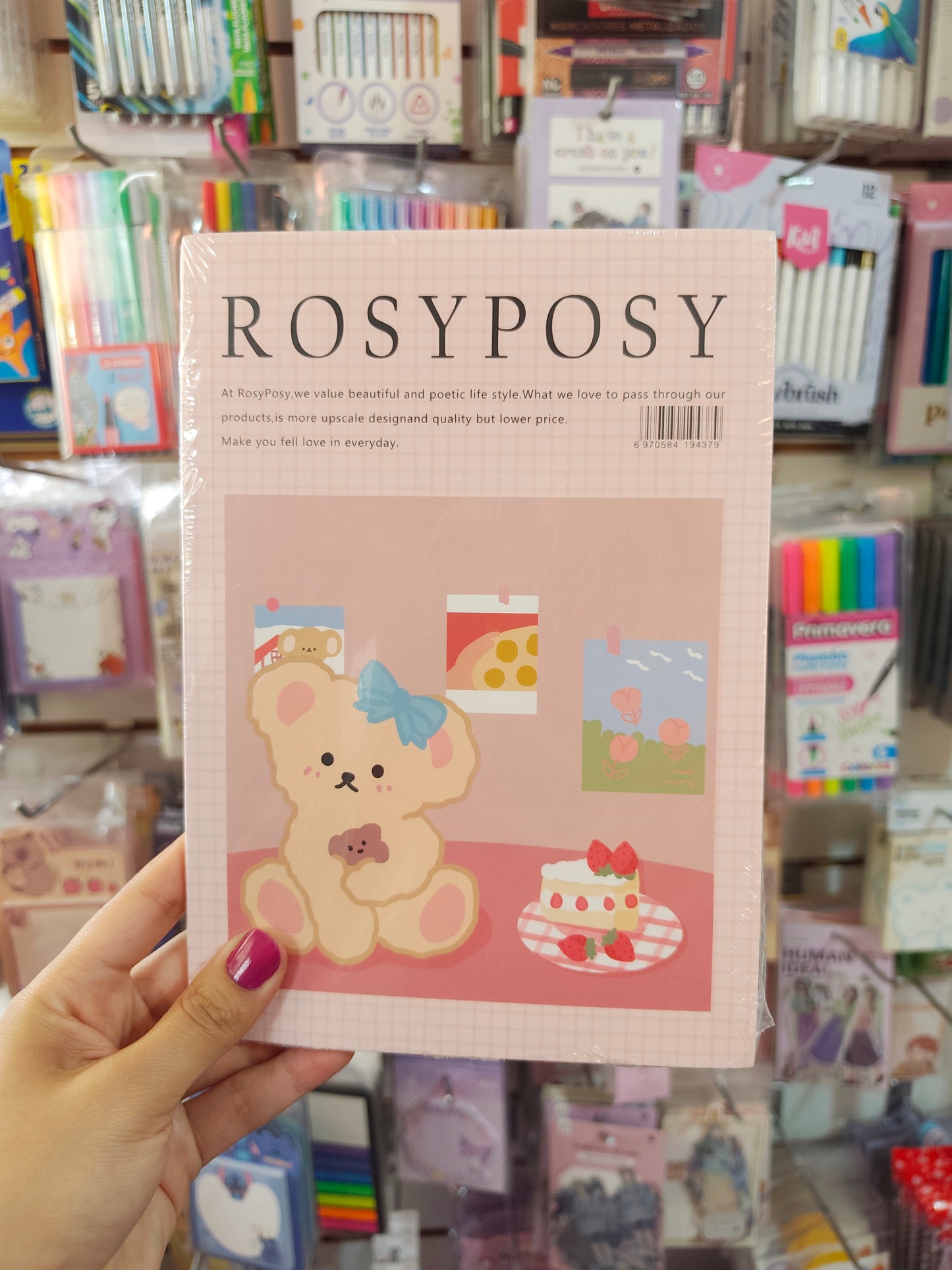 Revista De Stickers Recortables Rosy Posy Original