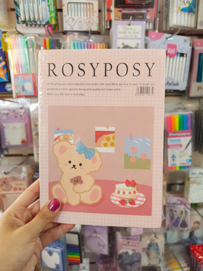 Revista De Stickers Recortables Rosy Posy Original