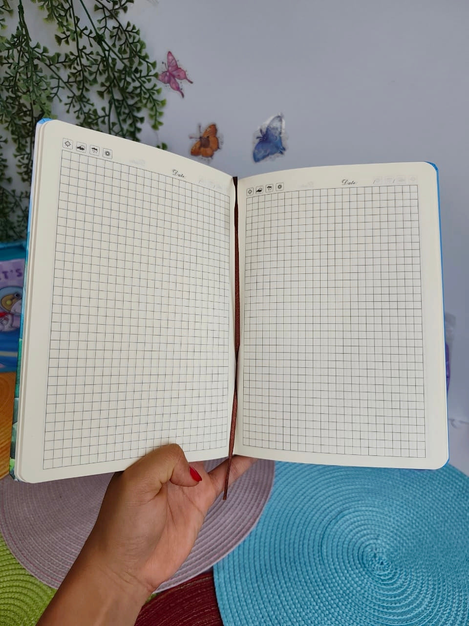Agenda Pasta Dura De Naruto Hojas Cuadriculadas