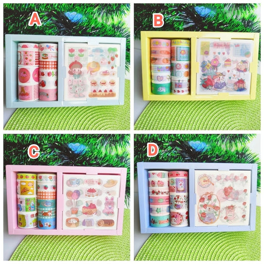 Set De Cintas Decorativas Más Stikers