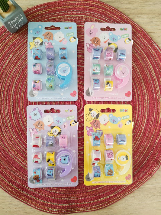 Cintas Decorativas Más Dispensador BT21