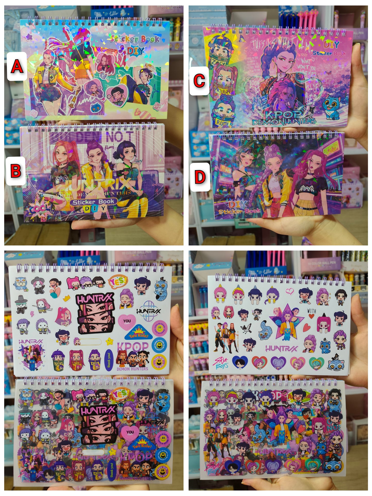Libreta De Stickers Guerreras K-Pop