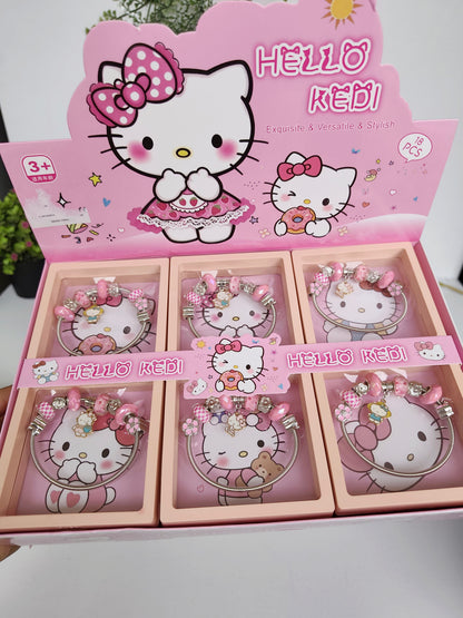 Brazalete Tipo Pandora De Hello Kitty