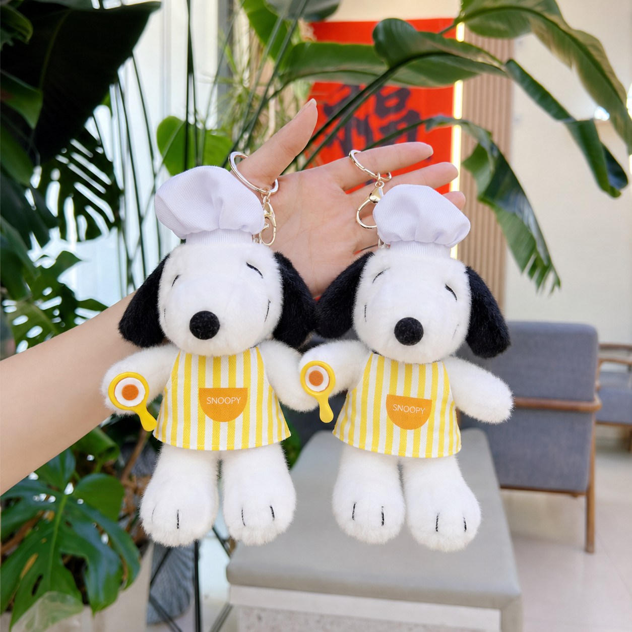 Llavero Peluche De Snoopy