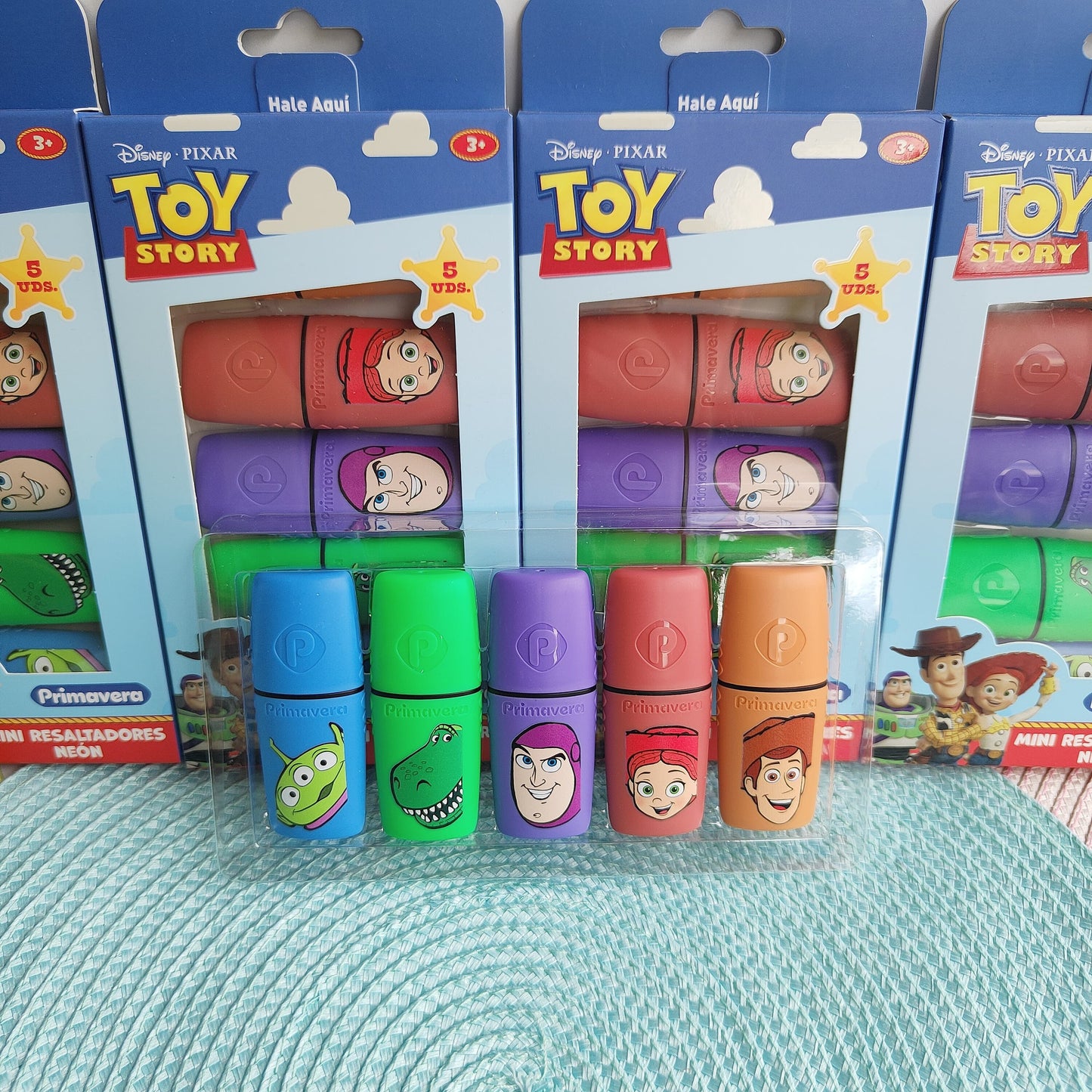 Resaltadores Toy Story Tonos Neón X5 unidades