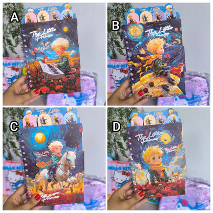 Agenda De Principito Hojas Decoradas Con Separadores