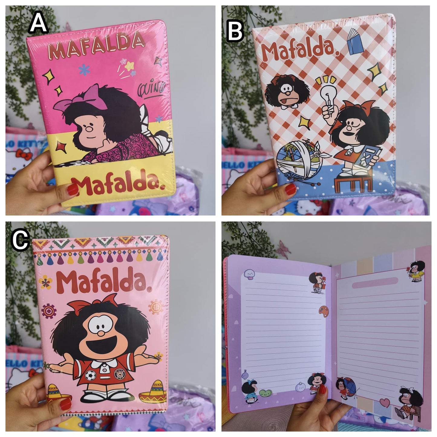 Agenda Acolchada De Mafalda