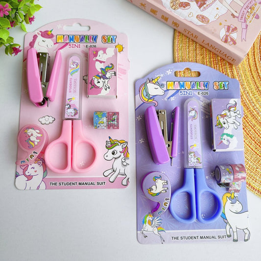 Set Unicornio Escolar