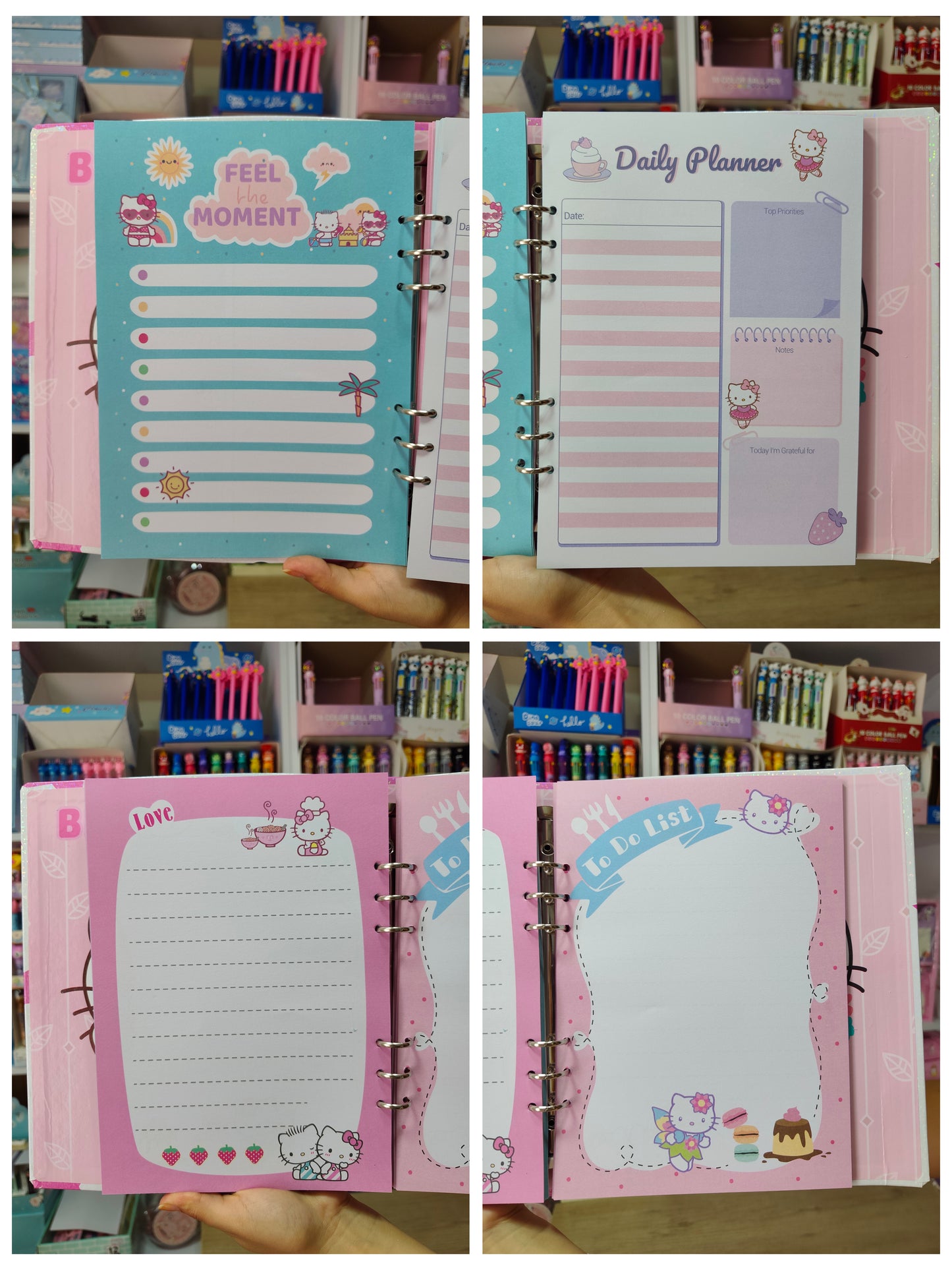 Folder De Hello Kitty Con Hojas