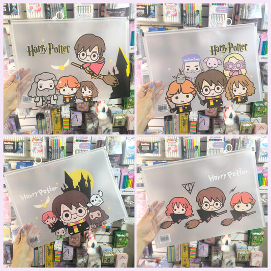 Sobre Carpeta Plástica De Harry Potter Animado Tamaño Carta